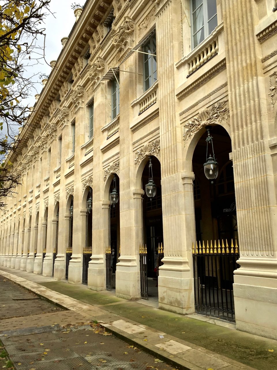 Palais-Royal facade and arcade