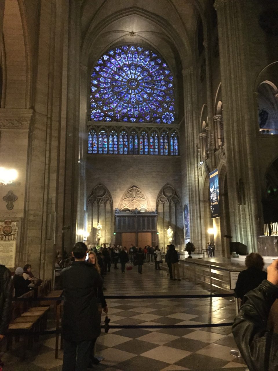 Rose window in Notre-Dame