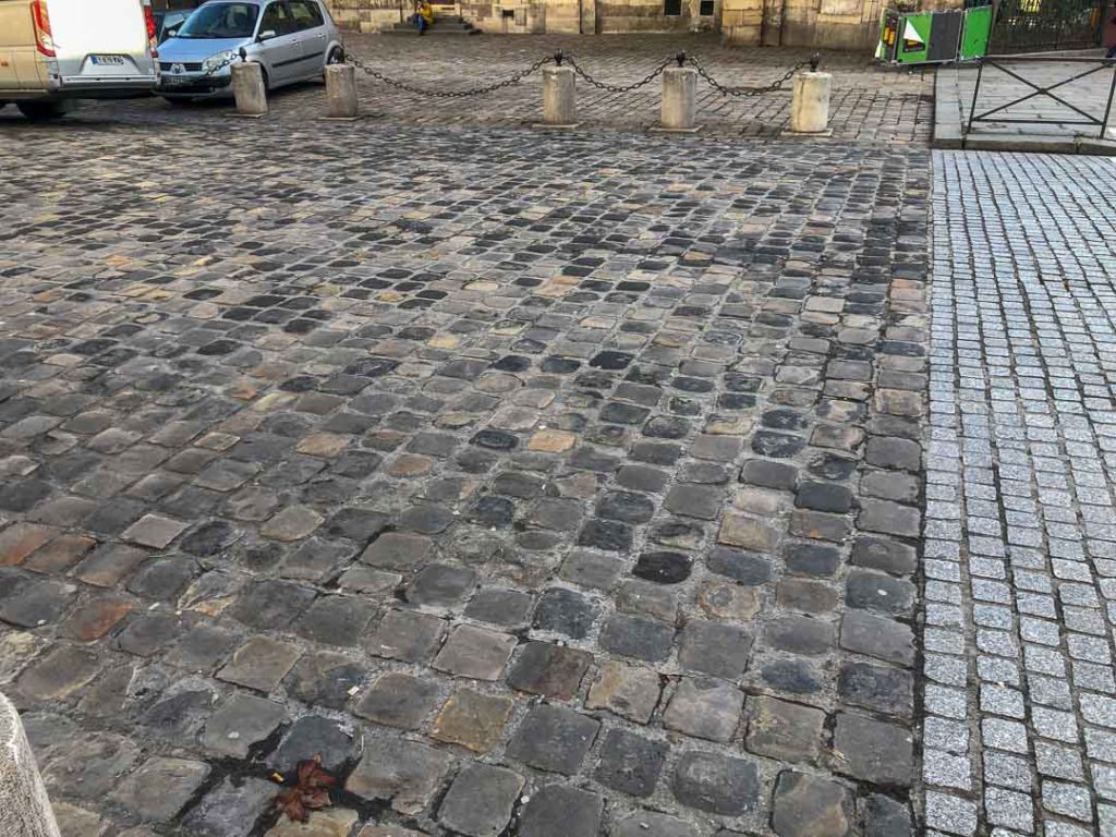 Paris cobblestones