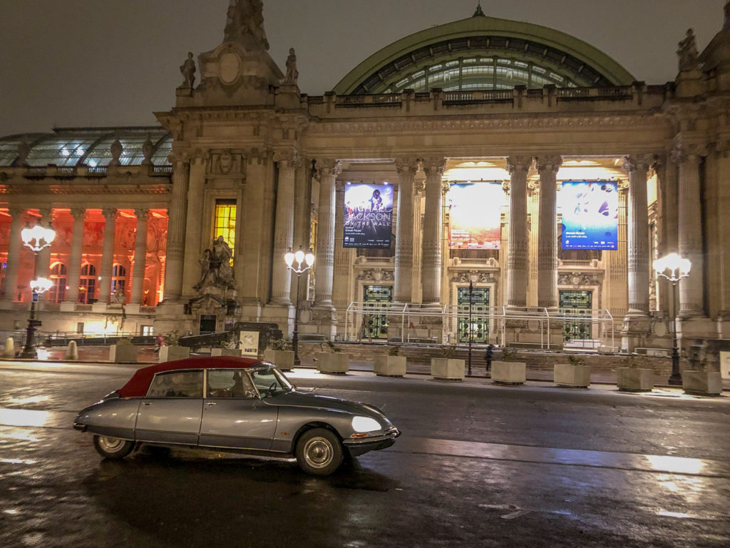 Citroen DS in front of the Grand Palais