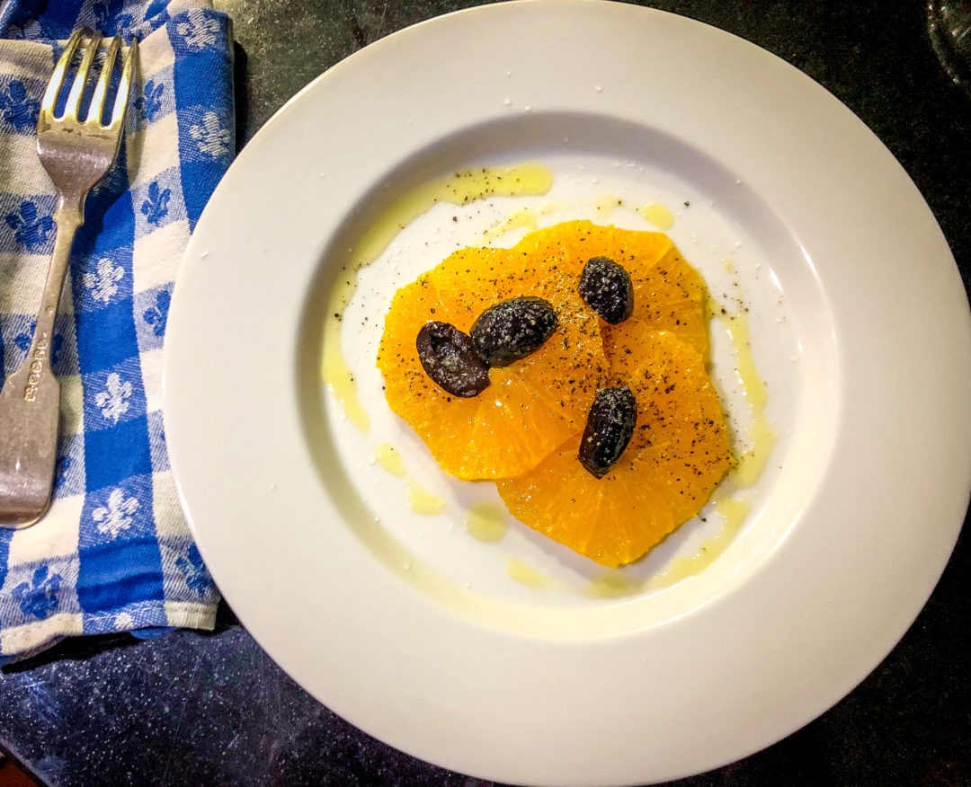 Orange and Black Olive Salad Recipe Paris with Scott