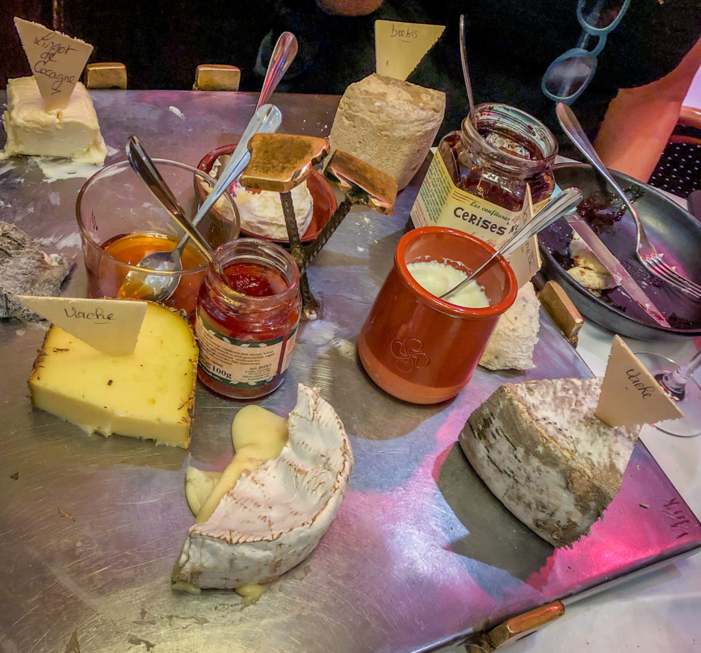 Le Comptoir cheese board