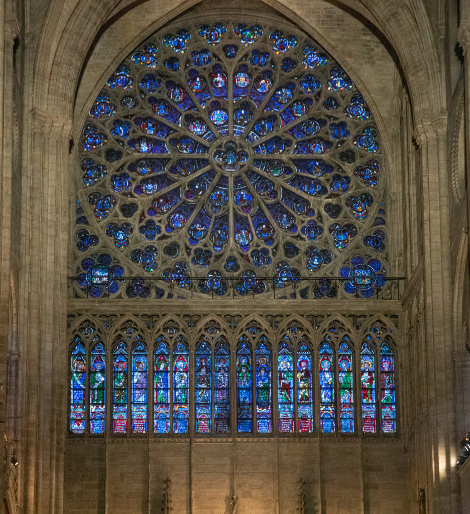 Notre Dame transept rose window