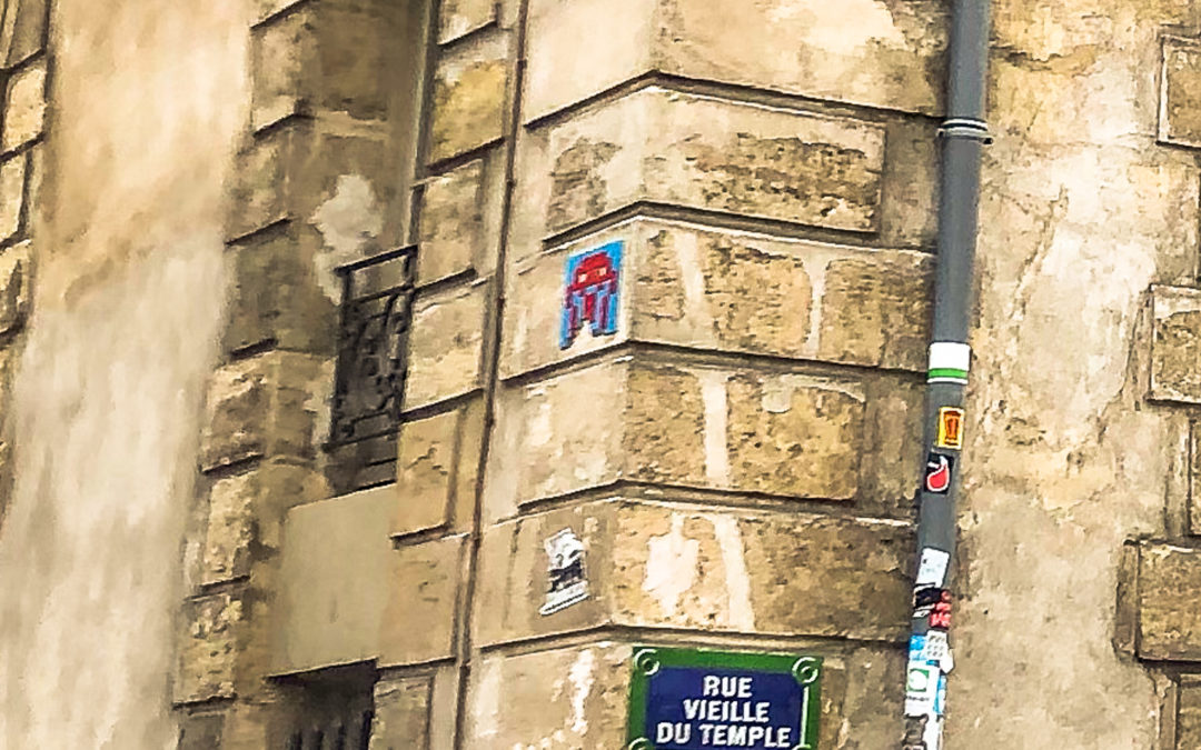 Spacemen Mystery Solved!!!  (At least in Paris.)  The Invader is Discovered!